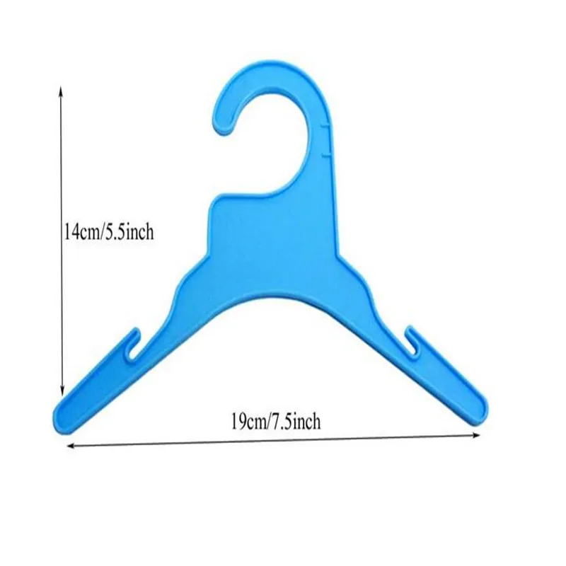 10 шт./компл. пластиковая прочная модная вешалка случайных цветов для одежды собак