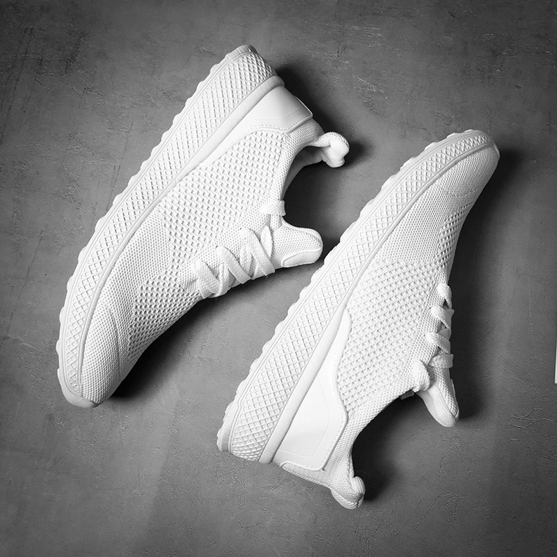 VastWave Flyknit мужские Сникеры мужские летние дышащие повседневные туфли для мужчин прогулочная Беговая обувь Zapatos De Hombre