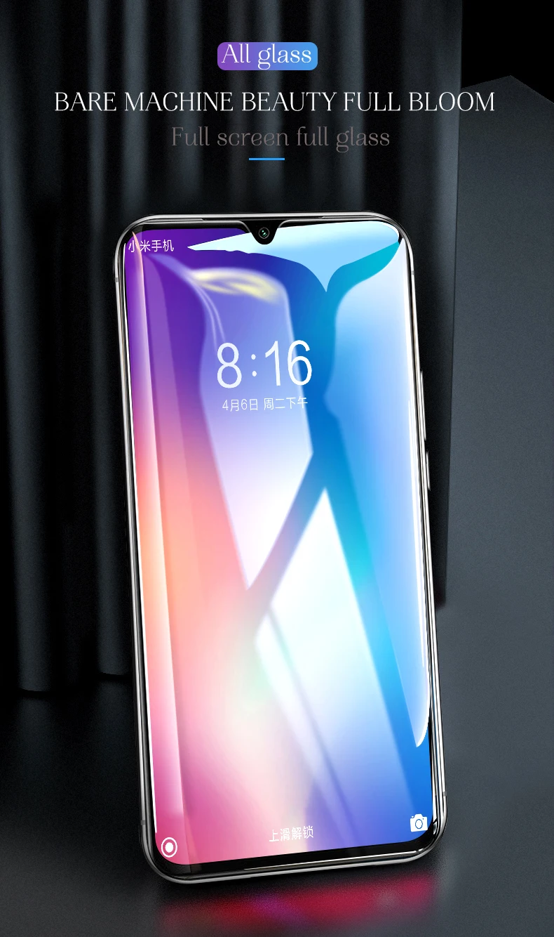 2 шт./лот закаленное Стекло для xiaomi mi на возраст 6, 8, 9, SE lite mi x max 2 3 Экран протектор для xiaomi 8 lite mi 9 A2 lite с защитой от УФ-излучения