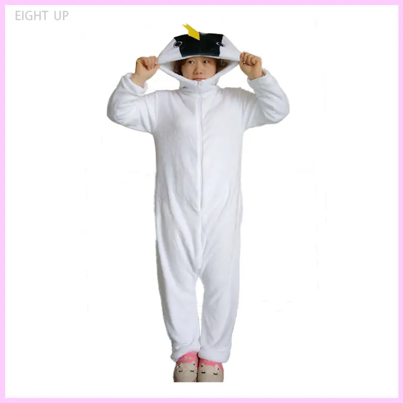 Кигуруми фланелевые пижамы с рыбками костюм для сна унисекс взрослых