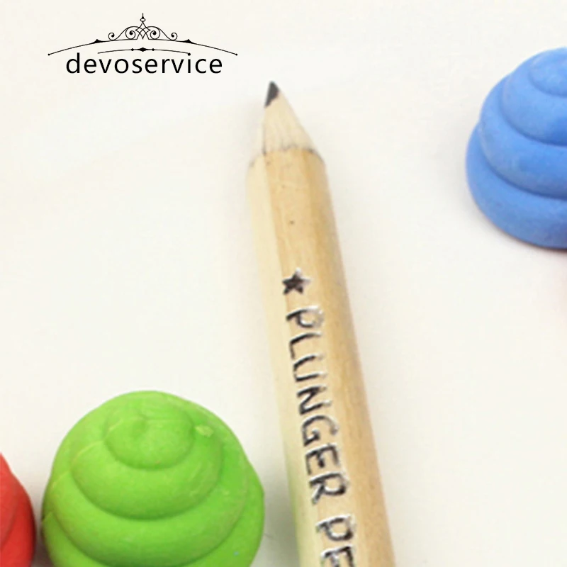 Резиновые ластики для детей смешные карандаши уборки подарок на день рождения