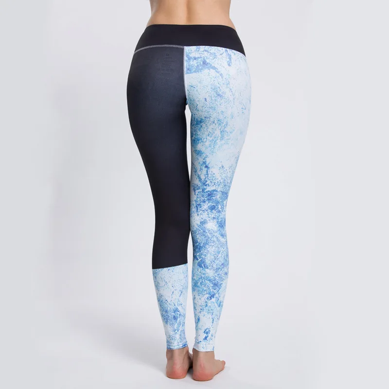 Женская Персонализированные Йога Штаны высокой Моды Persnality Спортивный Фитнес