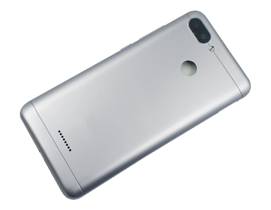 Чехол для Xiaomi Redmi 6, задняя крышка, корпус, пластиковая дверь, для Xiaomi Redmi 6, камера, стекло, объектив, запасные части