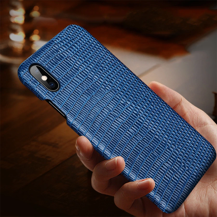 Роскошный первый слой воловьей ящерицы задняя оболочка для Iphone Xs Max Xr X 11 8 7 6 6s Plus чехол из натуральной кожи для Iphone 11 pro max