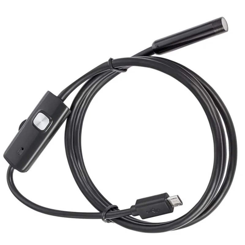 7 мм для Android USB эндоскопическая камера IP67 водонепроницаемая линза 6 Светодиодная