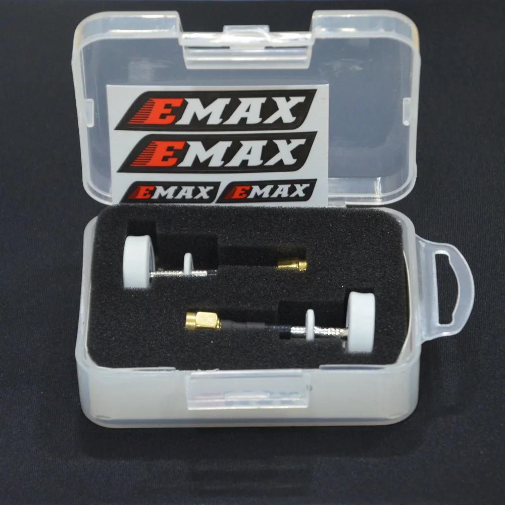 2 шт. EMAX оригинальная пагода 5 8g fpv антенна RHCP LHCP 80 мм SMA вилка дистанционное