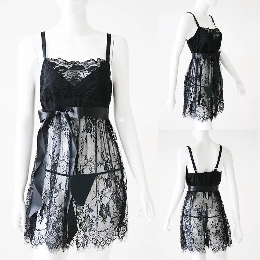 Сексуальное женское белье с v-образным вырезом ночная рубашка без рукавов