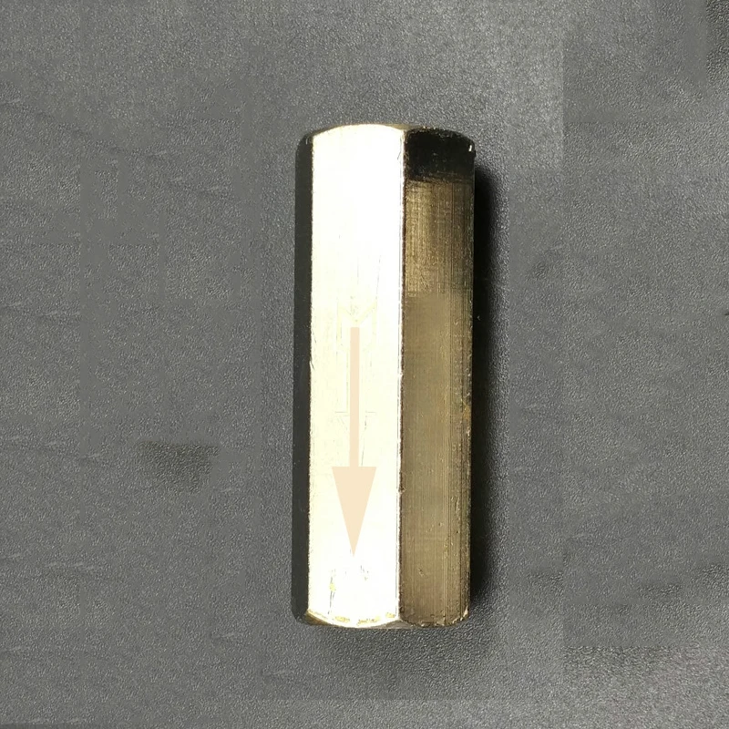 Латунный обратный клапан с внутренней резьбой BSP 3/8 дюйма односторонний для воды