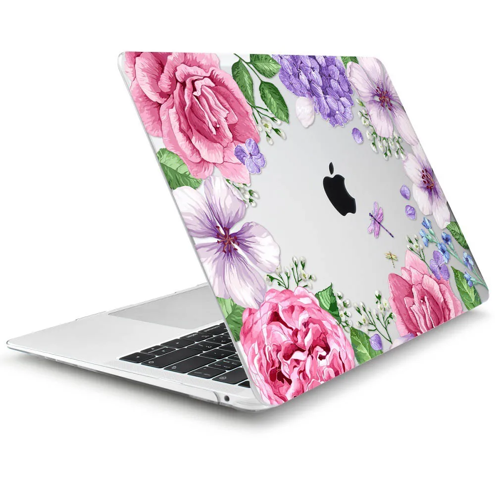 J244 Чехол чехол для ноутбука MacBook Air 11 A1465/air 13 A1932 A1466 pro 13 retina 13 A1502 Mac book Pro 13 A2159 цветок чехол - Цвет: J244