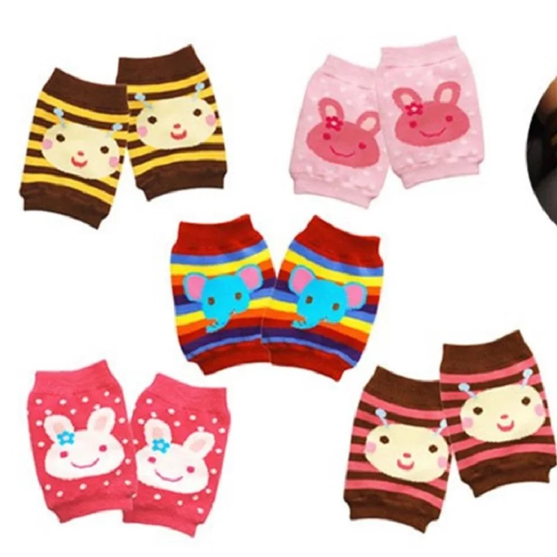Cotton Toddler Knee Pad Baby elbow Cushion Newborn Crawling Safety Protector Leg Warmer Animal Boys Leggings |