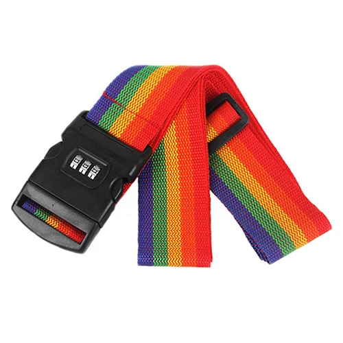 Новинка 2016 чемодан для багажа безопасный ремень с кодовым замком нейлоновый