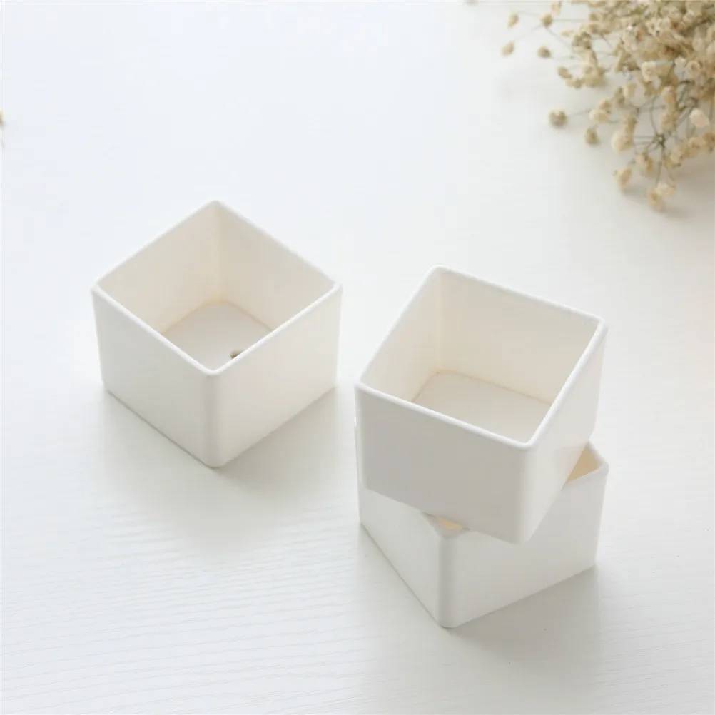 Суккулентный цветочный горшок квадратная коробка декоративный контейнер