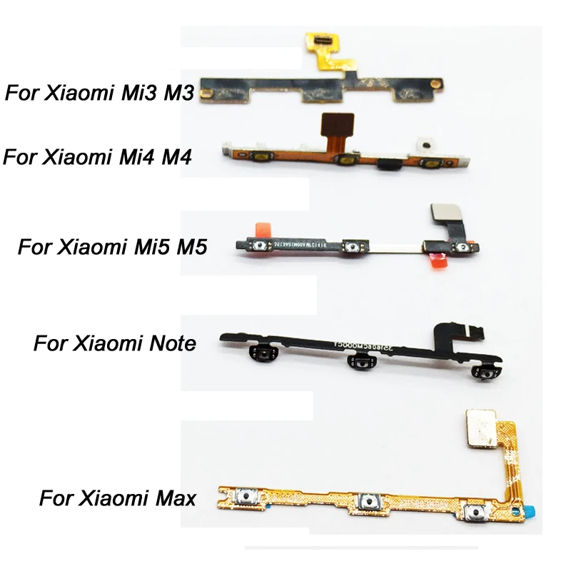 Гибкий ленточный кабель для разъема кнопки питания Xiaomi M6 M5 M5S Plus M5X M5C Max Max2 Mix Mix2