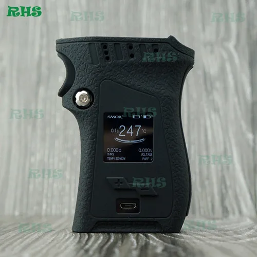 black RHS силиконовый защитный чехол для правой руки/Чехол/чехол для Smok Mag 225W 13 цветов - Цвет: black