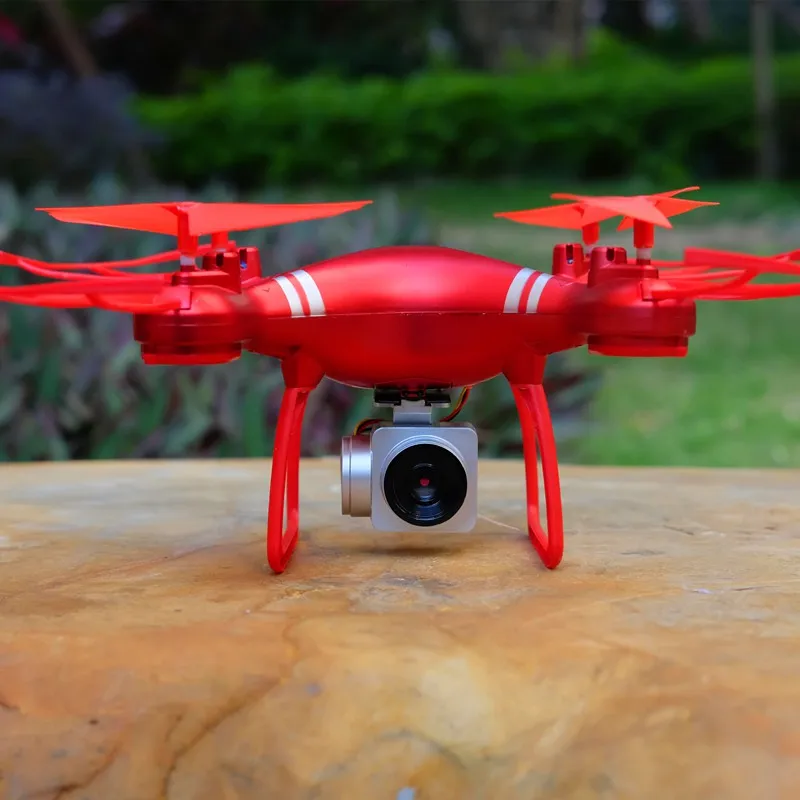 Селфи Дрон с камерой WIFI FPV Квадрокоптер мини Радиоуправляемый вертолет один ключ