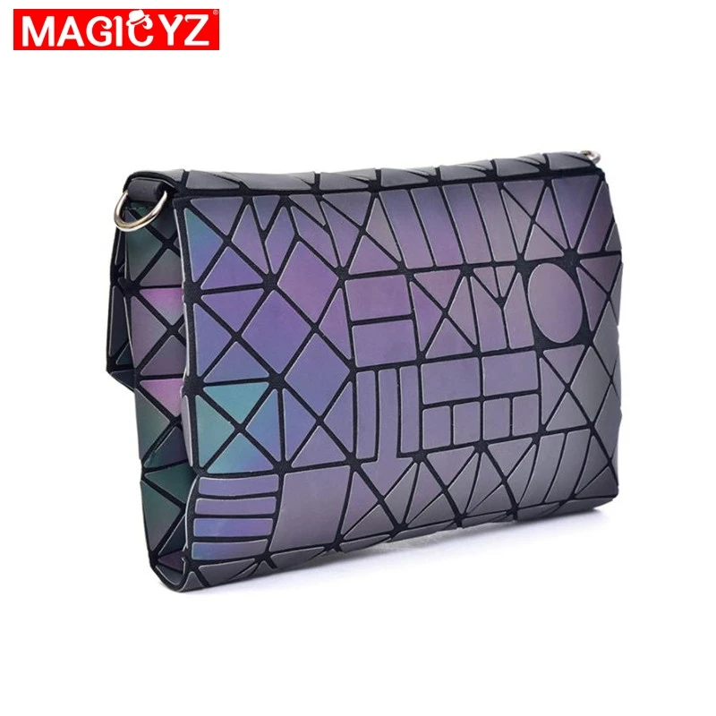 MAGICYZ сумка через плечо для женщин 2021 модные лазерные геометрические Светящиеся