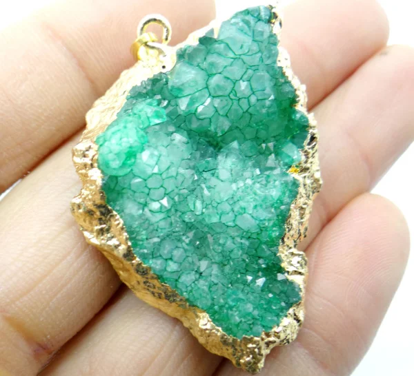 Groothandel титановый кристалл друза кварцевый геодовый камень|Шармы| |