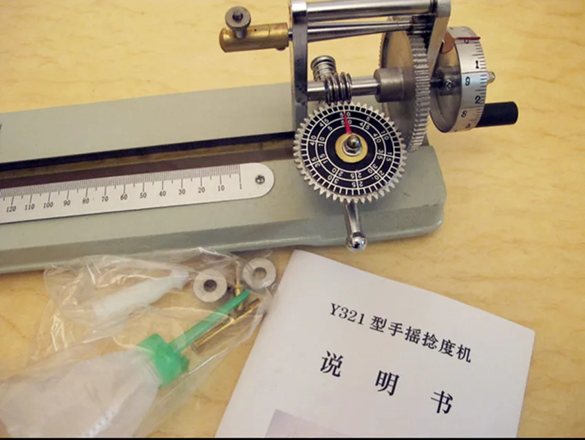 Ручной тестер пряжи счетчик волоконно тканевой тестирования оборудование для