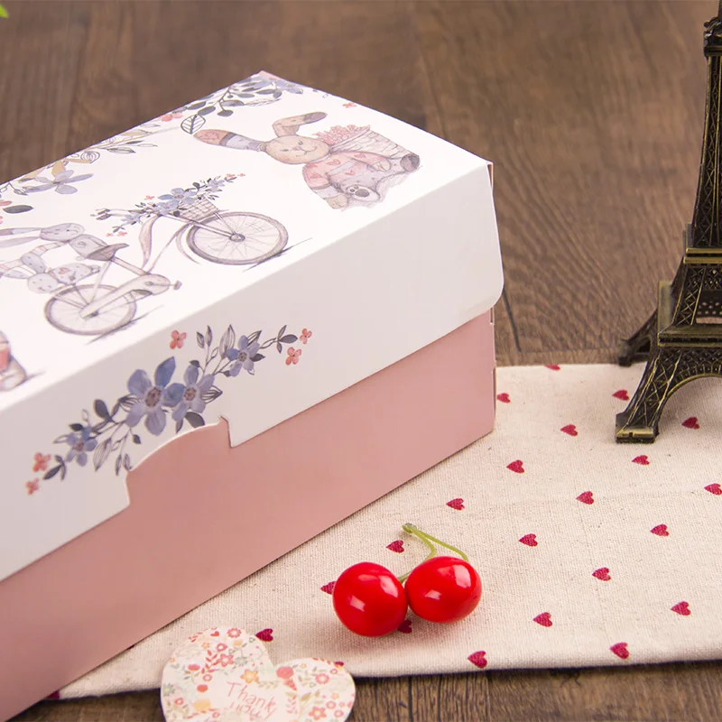 10 штук/партия коробка для кондитерских изделий|cookies packing|box partycookie packaging |