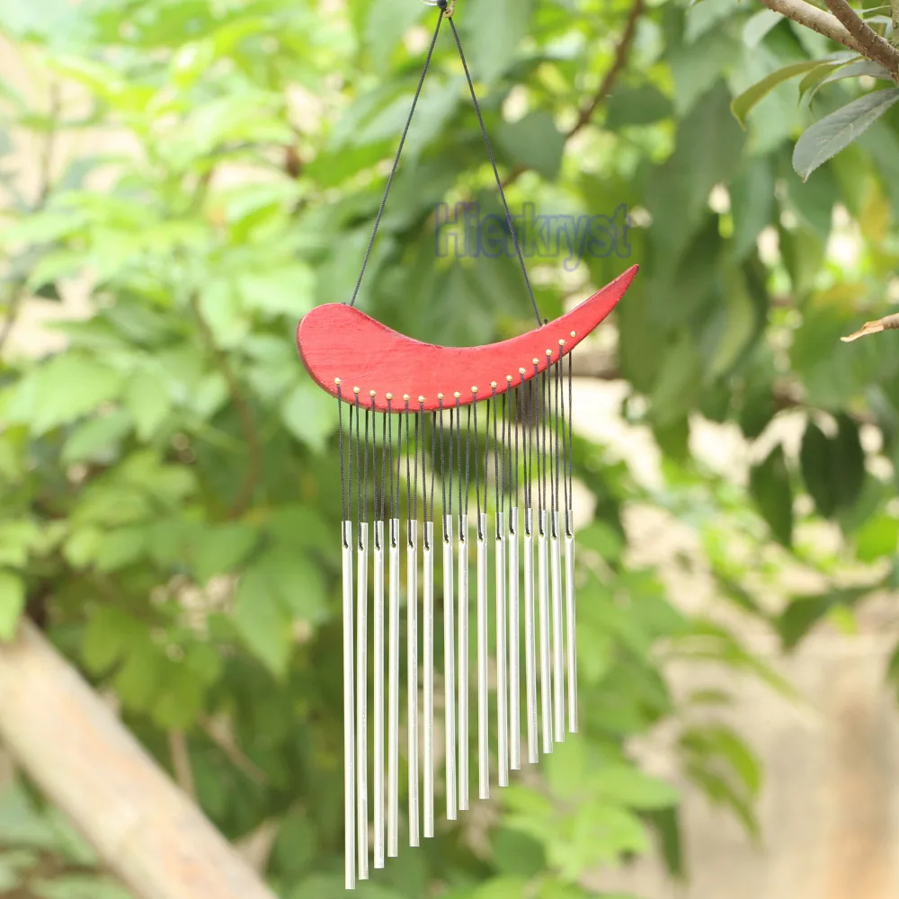 

Amazing 15 Tube ox horn Wind chimes Yard Garden Outdoor Living Wind Chimes 46CM
