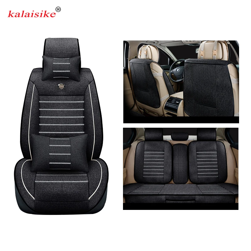 

Kalaisike Linen Universal Car Seat covers for Opel all models Astra g h Antara Vectra b c zafira a b car styling auto accessorie