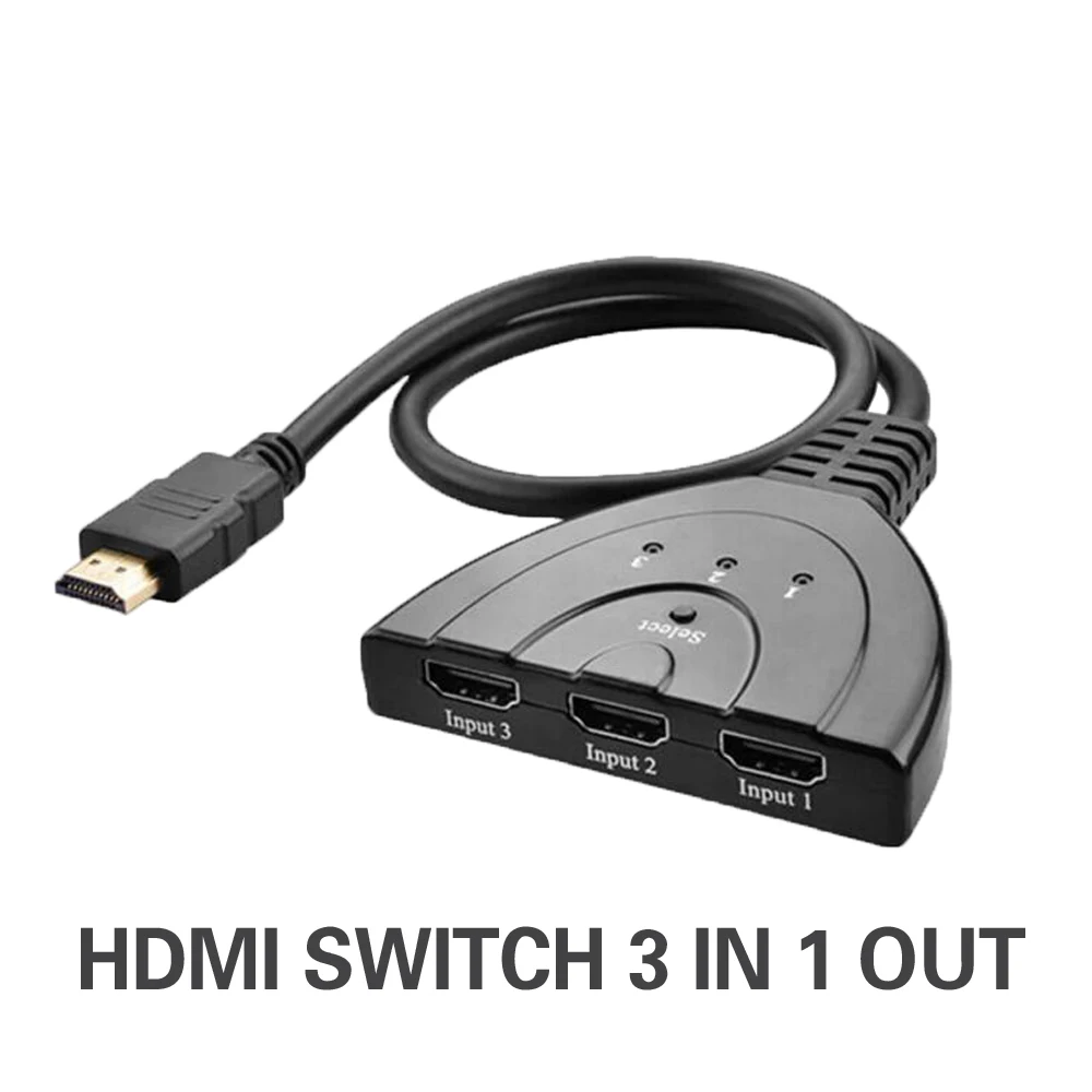 3 портовый 1080P HDMI в 1 выход автоматический переключатель разветвитель