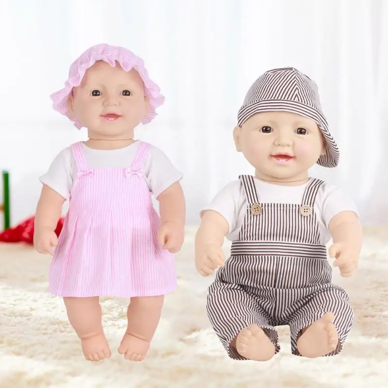 Детская кукла симулятор мягкая виниловая Реалистичная для новорожденных