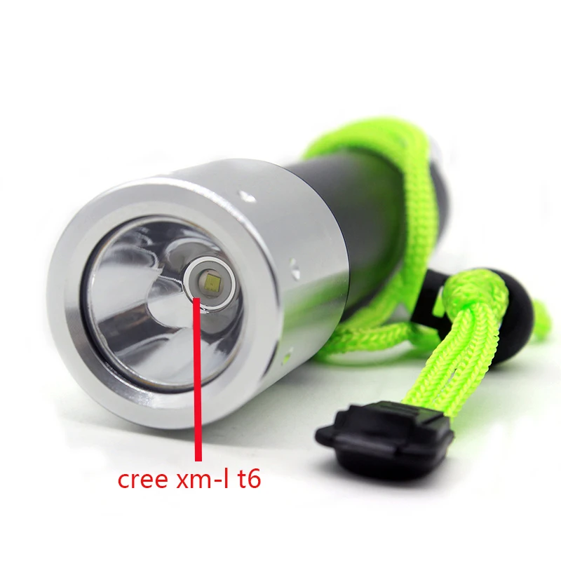 Cree XML T6 Дайвинг Свет Водонепроницаемый подводная субмарина Фонари лампа Led