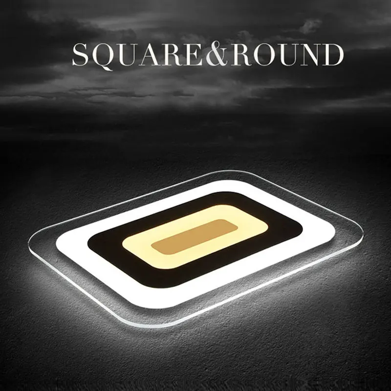 Потолочные светодиодные лампы современные минималистичные для гостиной лампа с