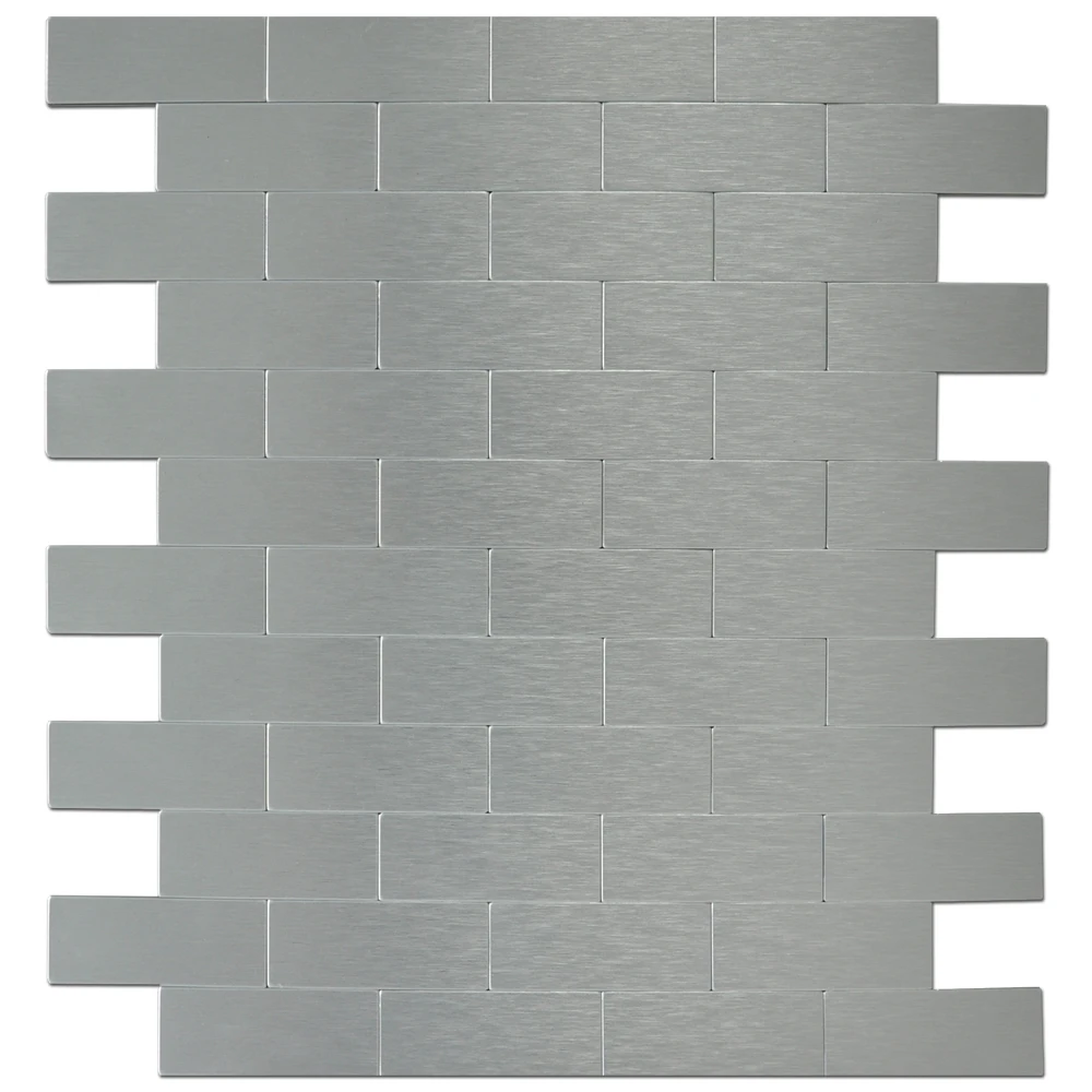 10 листов алюминиевая плитка для очистки и приклеивания кирпича фоновая 12 дюймов X металлическая мозаичная