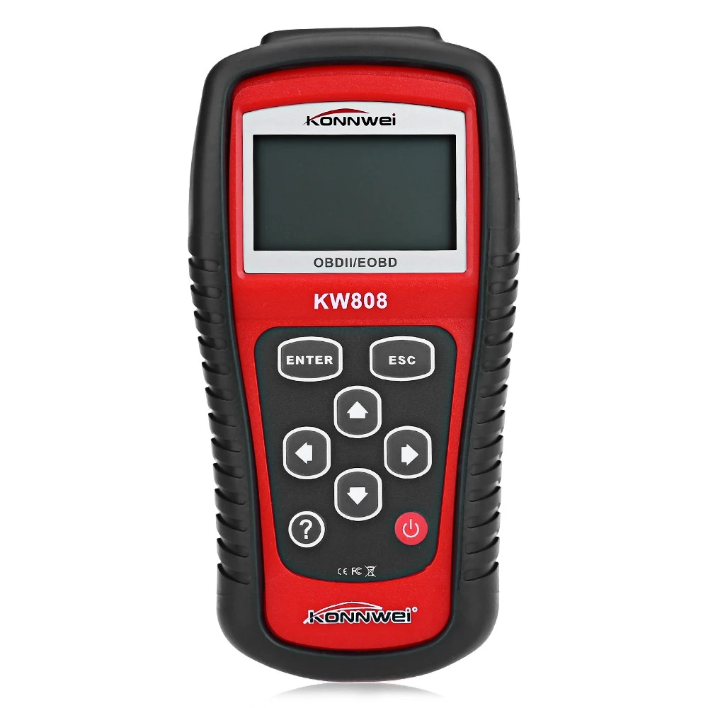 Автомобильный сканер KONNWEI KW808 EOBD OBD2 OBDII диагностический инструмент считыватель