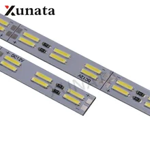 Корейский чип SMD 8520/5630 светодиодный светильник двухрядный 120 светодиодов/м жесткий брусок 25 см 50 см холодный белый светодиод