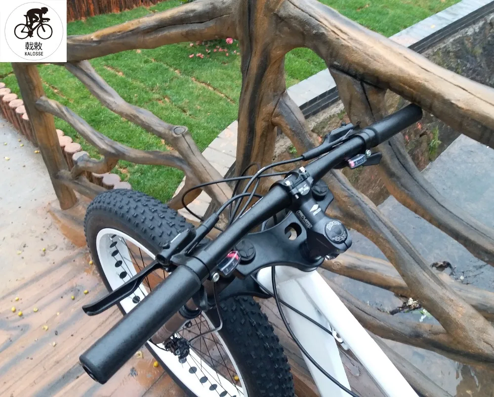 Kalosse 17 дюймов дисковые тормоза M390 Groupset Fat велосипед снег 27 скоростной горный 26*4 0