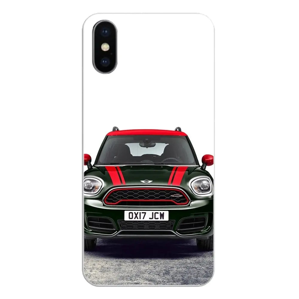 Для Samsung Galaxy S2 S3 S4 S5 MINI S6 S7 edge S8 S9 Plus Note 2 3 4 5 8 Coque Fundas car mini cooper jcw Мягкий Силиконовый