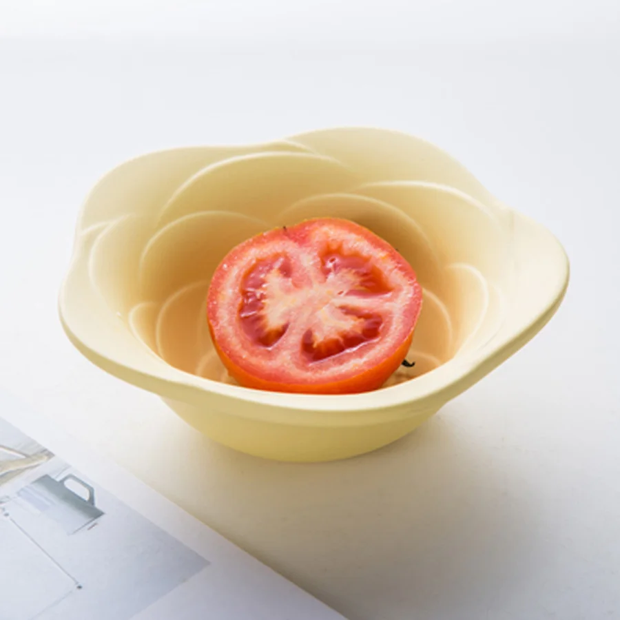 MUZITY керамические десертные тарелки твердые фарфоровые фруктовые в форме цветка