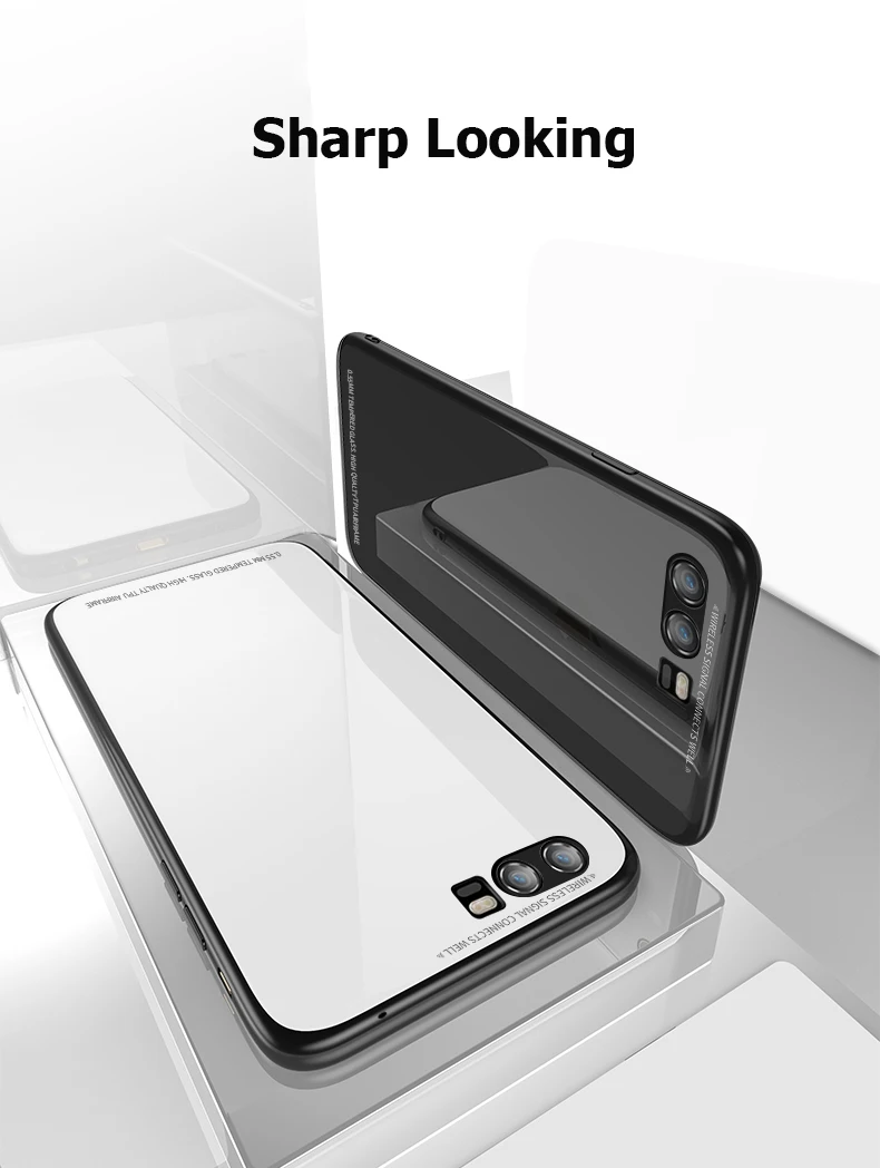 MAKAVO для huawei P10, чехол, роскошный гибридный, закаленное стекло, задняя крышка, противоударный рукав, жесткий корпус для huawei P10 Plus