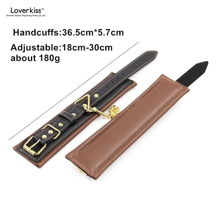 Набор из искусственной кожи для БДСМ бондажа фетиш секс раб воротник и поводок