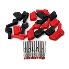 10 шт. 4 мм Штекерная оболочка Штабелируемый штекер банана провод паяльный разъем S08 оптовая продажа и Прямая поставка