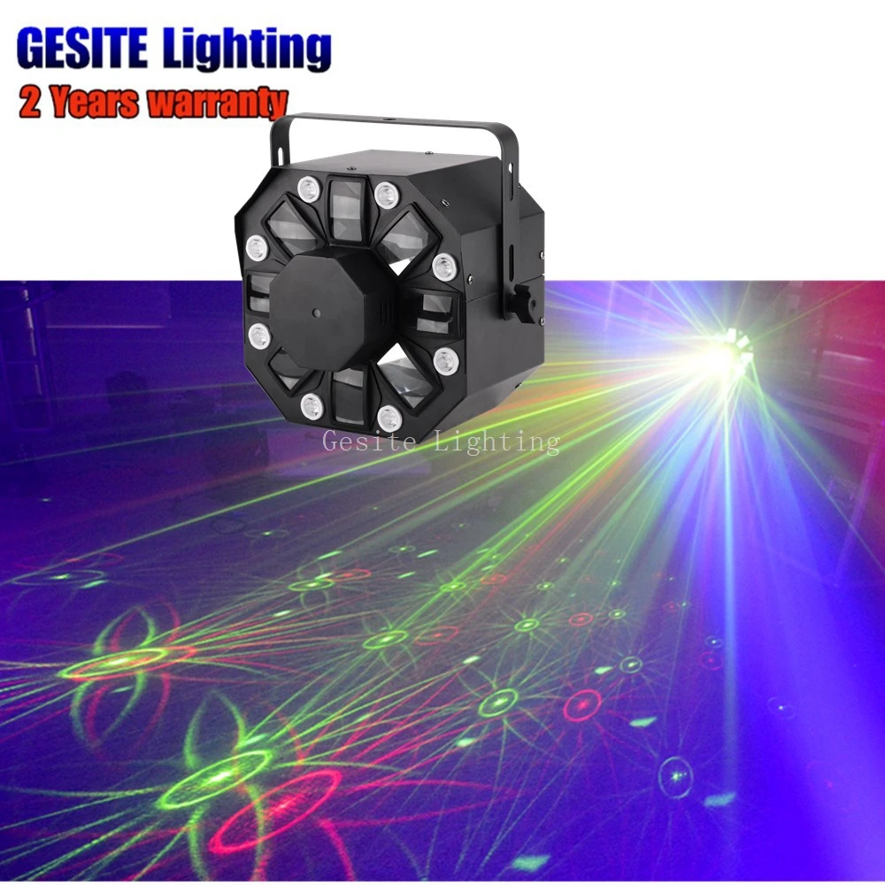 Оптовая продажа Профессиональный светодиодный Подсолнух 5 в 1 RGBWA Дискотека идея