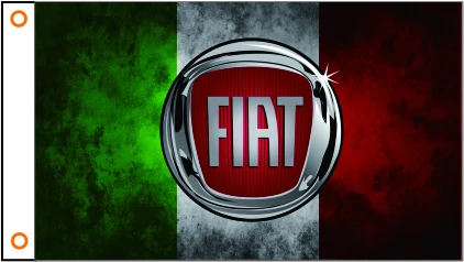 Автомобильный флаг На Заказ Флаг Fiat banner 3x5 футов 100% полиэстер 114|Флаги баннеры и