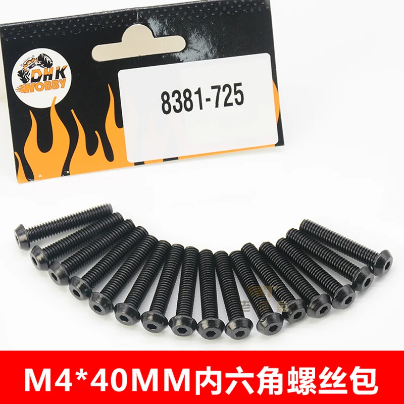 

FATJAY 16pcs/lot DHK 8381-725 M4*20mm T head screw (TM4*22mm) for all 1/8 scale cars