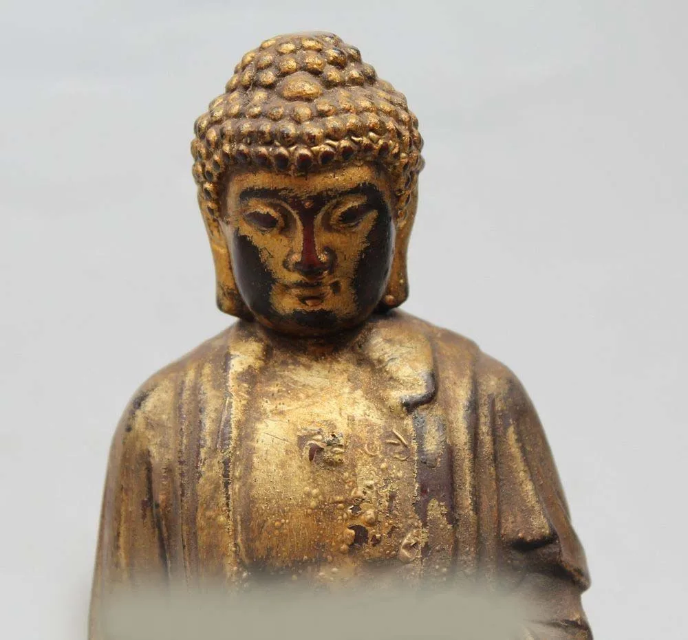 Бесплатная доставка DS 11 &quotСтарый китайский буддизм деревянная подставка Shakyamuni