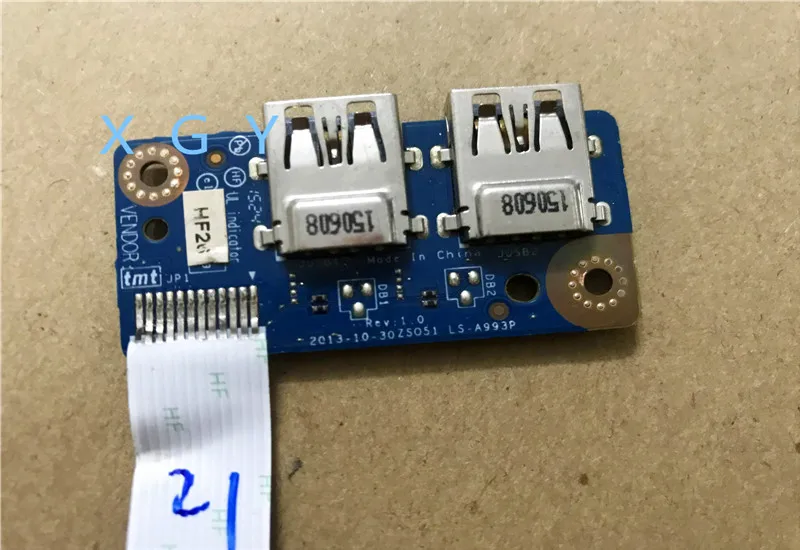 Оригинальная плата ввода-вывода для ноутбука HP 15-R 15-S 15-G 250 G3 ZSO51 LS-A993P USB 455MKK32L01