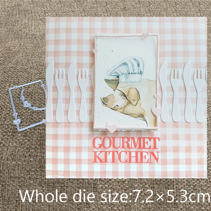 Новый дизайн ремесло металлическая высечка сердце рамка украшение скрапбукинг