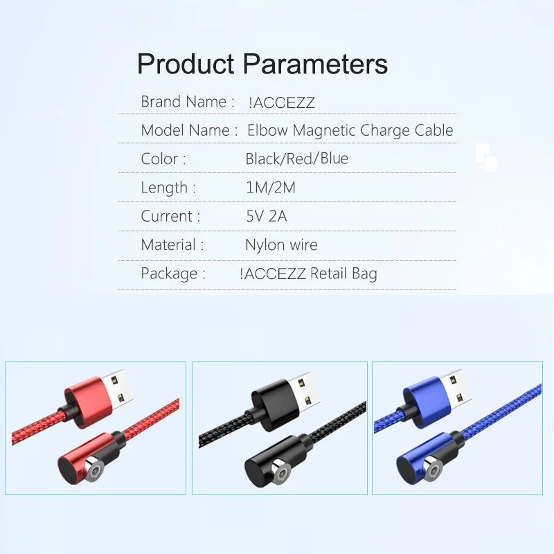 ! Магнитный кабель ACCEZZ для быстрой зарядки Micro USB Тип C iPhone X XS MAX XR 8 зарядный Samsung S10