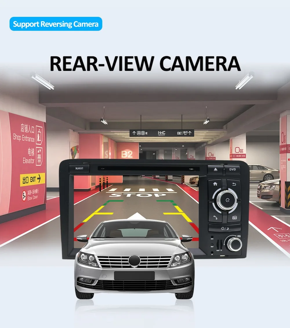 Восьмиядерный Android 8,1 автомобиль DVD gps для Audi A3 2006-2011 с dvd плеер Радио стерео аудио авто мультимедиа экран навигации BT