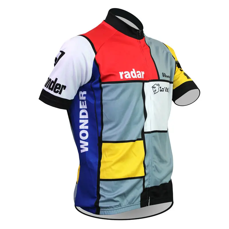 Новые Мужские Велоспорт Джерси Удобная Велосипед/Велосипед Рубашка Радар Чужой