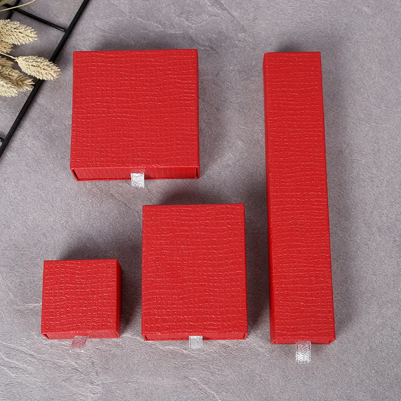 Шкатулка для ювелирных изделий из крафтовой бумаги коробка браслетов колец