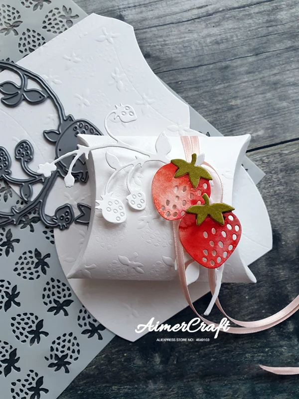 Клубника Фрукты металла резки штампы трафарет для скрапбукинга DIY бумажные карты