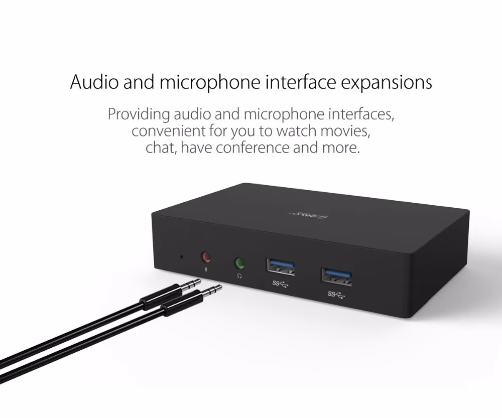ORICO type-C Универсальная док-станция с 6 портами USB3.0-A и type-C PD DC 12V RJ45 HDMI 4K высококлассная dock-SDB1 расширения